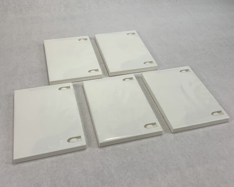 Unbranded 2-Disk White DVD Case (Lot of 5)