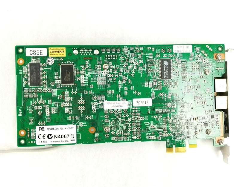 Canopus NHX-E2 PCI-E Non-Linear Editing Card with NHX-E1