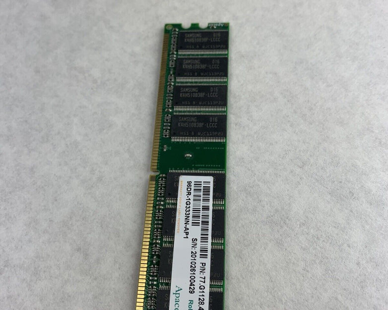Apacer 77.G1128.40G Server Memory 96DR-1G333NN-AP1 (Lot of 2)
