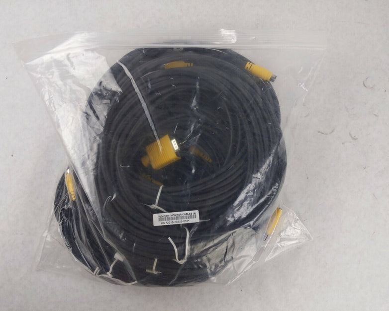 VS4000 Monitor Cables Lot of 9 2215-10305-001 1x VGA, 4x Composite, 4x S-Video