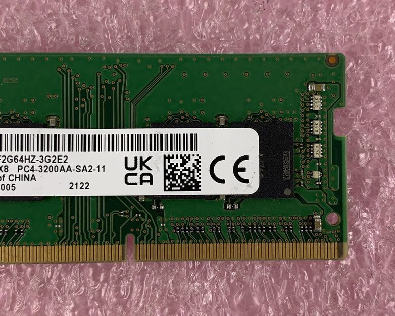 Micron MTA16ATF2G64HZ-2G3E1 16 GB 2Rx8 PC4-2400T Laptop Memory RAM SO-DIMM