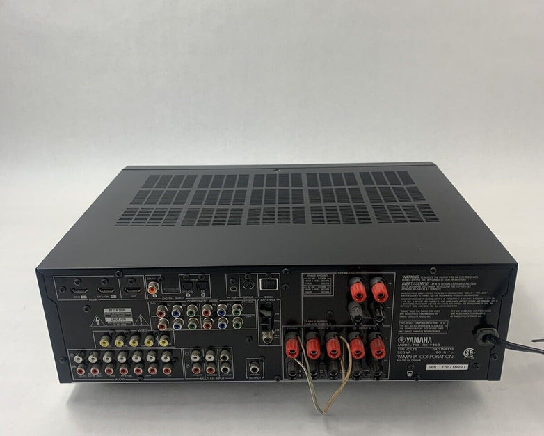 Yamaha RX-V463 Natural Sound AV Receiver 120V 240W For Parts or Repair