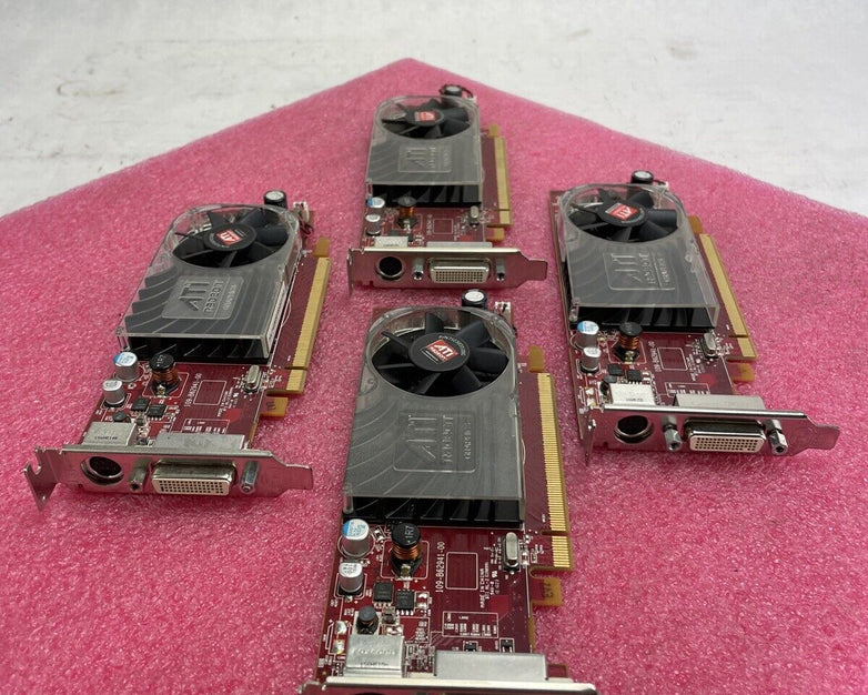 Lot of 4 AMD Radeon HD 2400XT Pro 256MB PCI-e ATI-102-B62902(B)