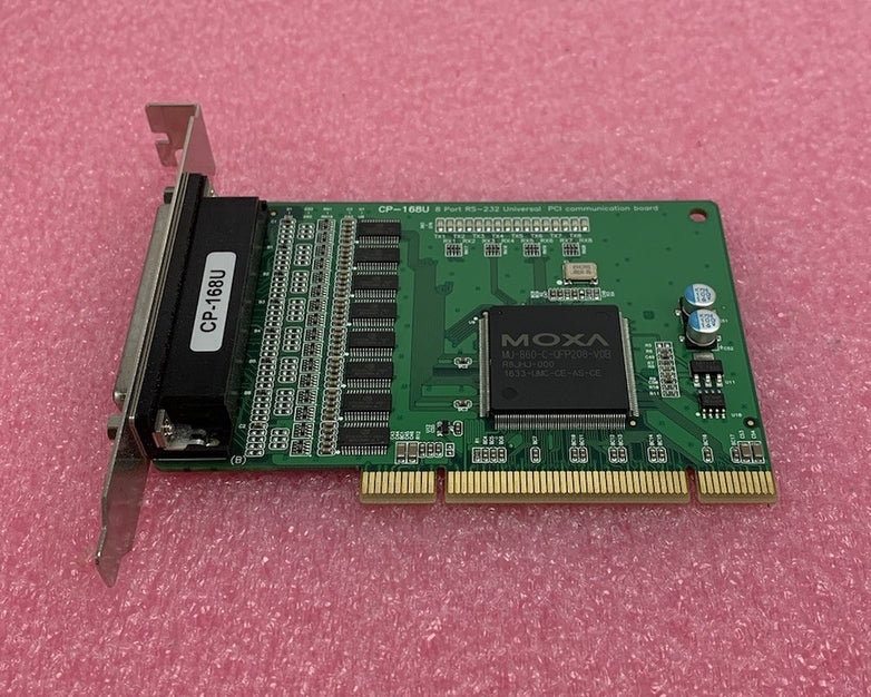 MOXA CP-168U 8 Port RS-232 PCI Communication Card