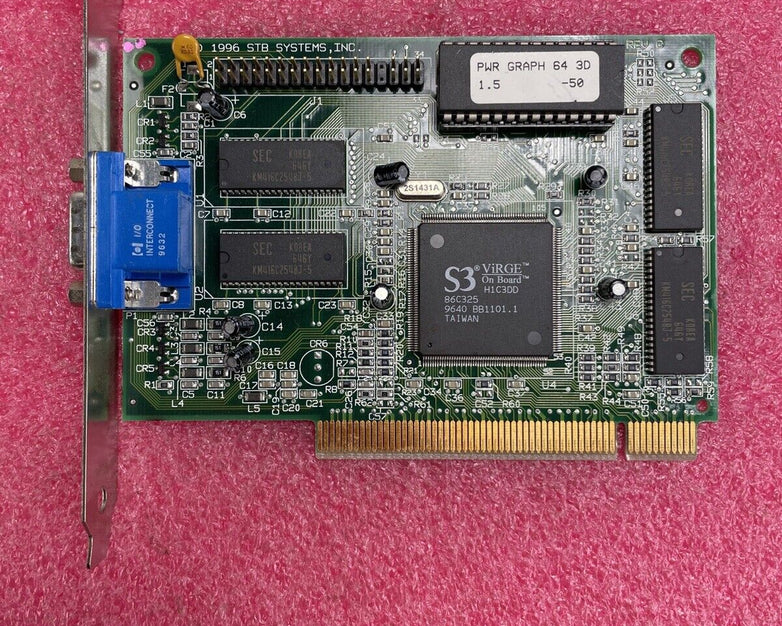 210-0203-003 STB SYSTEMS INC 2MB PCI S3 VIRGE 86C325 PWR GRAPH 64 3D VIDEO CARD