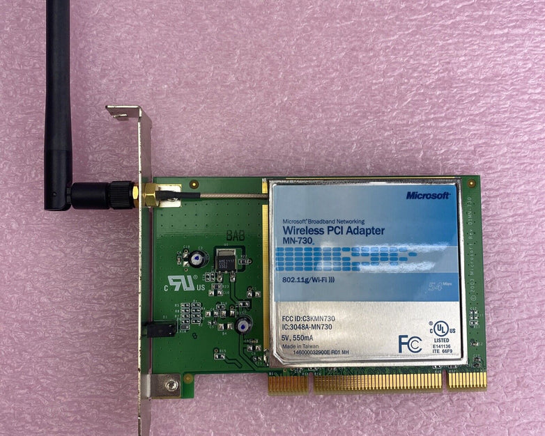 Microsoft Broadband Networking MN-730 Wireless PCI Adapter