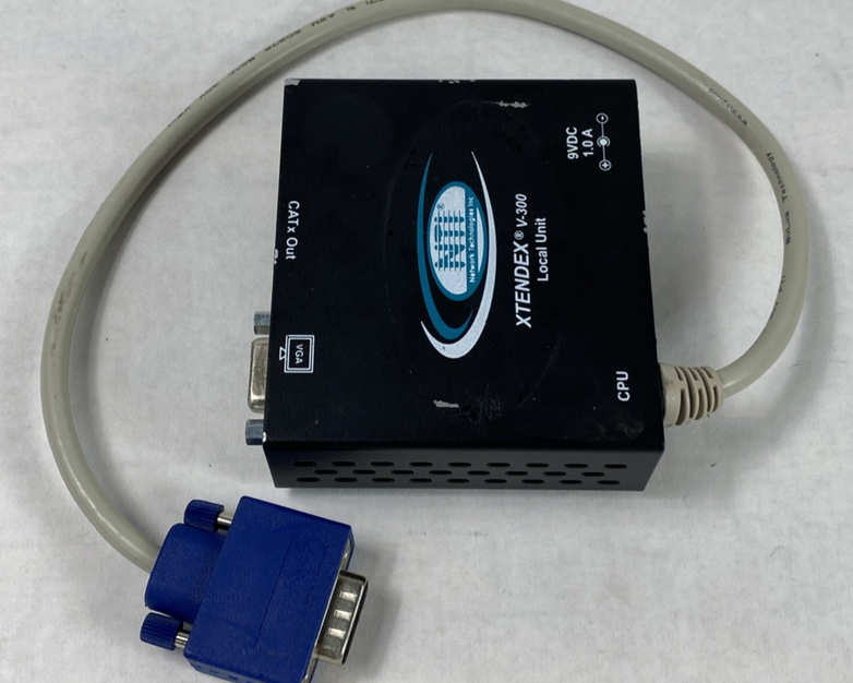 NTI Xtendex V-300 CAT5 VGA Video Extender Local Unit No Power Supply