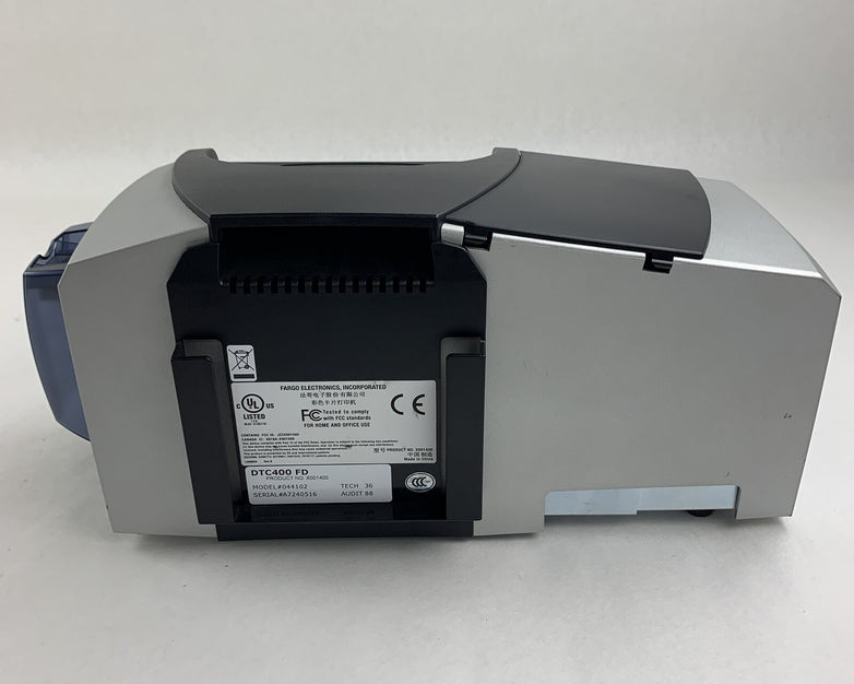 Fargo DTC400 FD Direct to card 400 Printer Parts and Repair Jams W/ Power Supply