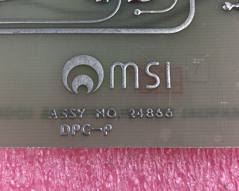 MSI Manual Switch Buffers & Logic 11048 Assy No 24866 DPC-P Card