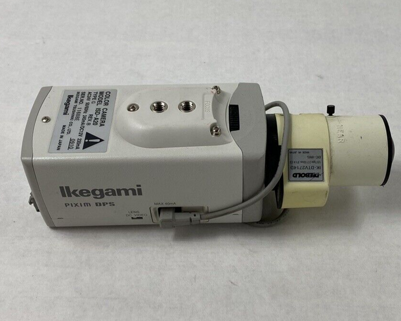 Ikegami ISD-A20 Color Security Camera 1/3" 2.7-12mm Lens For Parts or Repair