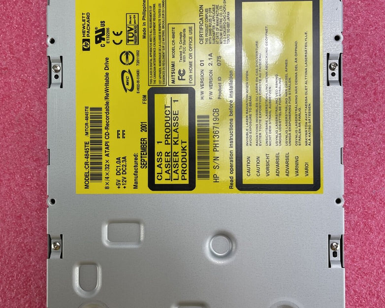 HP CR-4845TE ATAPI CD-Recoradable/ReWritable Drive