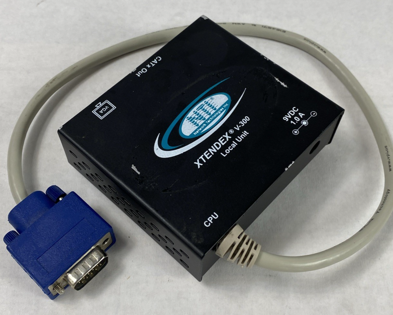 NTI Xtendex V-300 CAT5 VGA Video Extender Local Unit No Power Supply