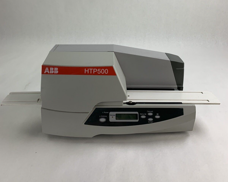 ABB HTP500 Thermal Transfer Marking System Powers on Bad Cover Hinge