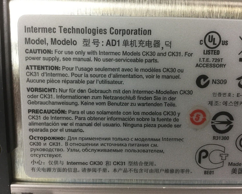 GENUINE Intermec AD1 Cradle