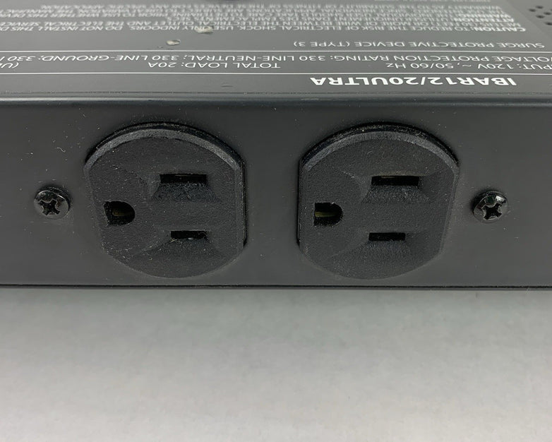 Tripp Lite IBAR12/20ULTRA 12 Outlet Rackmount Surge Protector