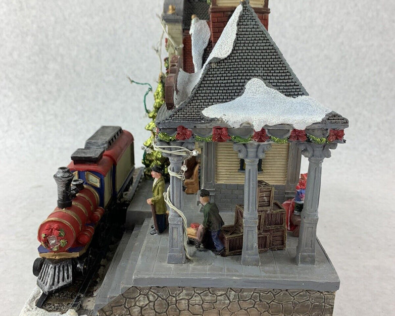 Vintage Hometown Timeless Moments Christmas Train Station