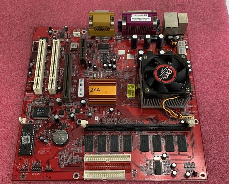 PC Chips M810L Motherboard AMD Duron 1.26GHz No RAM No I/O Shield