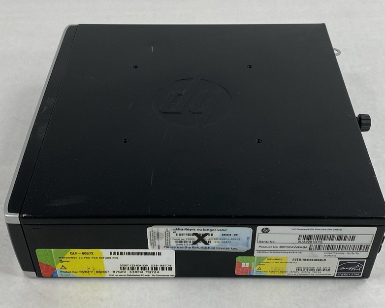 HP Compaq 8200 Elite USFF Pentium G870 3.10GHz 4GB RAM No HDD No OS