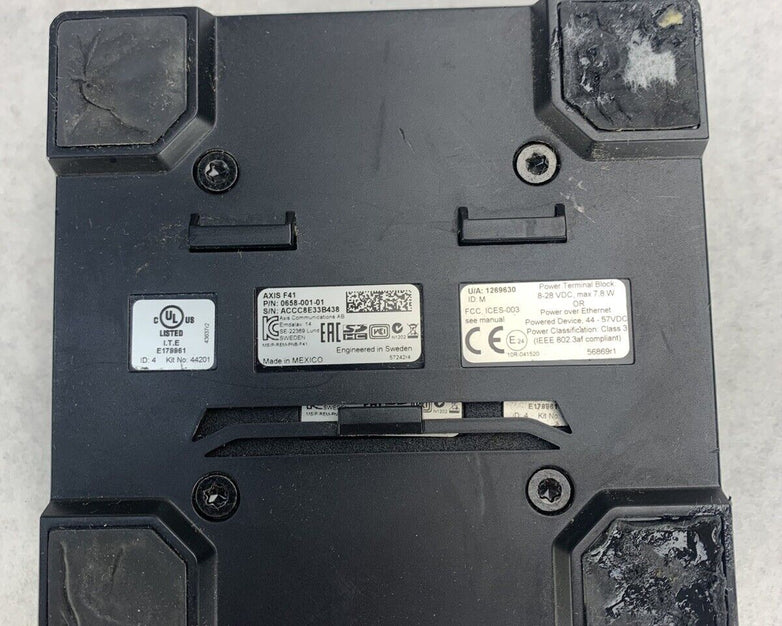 Axis Communications F41 Main Unit 0658-001-01 For Parts or Repair
