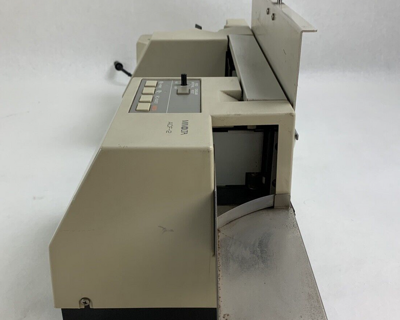 Minolta ACF-2 Microform Scanner Roll Film Carrier W/ Lens from Minolta RP 609Z
