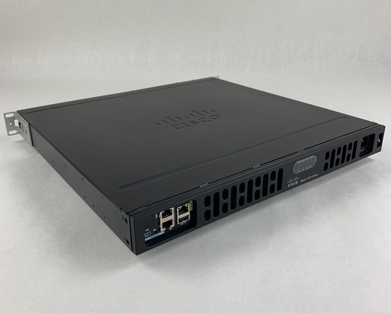 Cisco ISR4331/K9 Router Tested Reset W/ IPBase SecurityK9 License Rack Ears