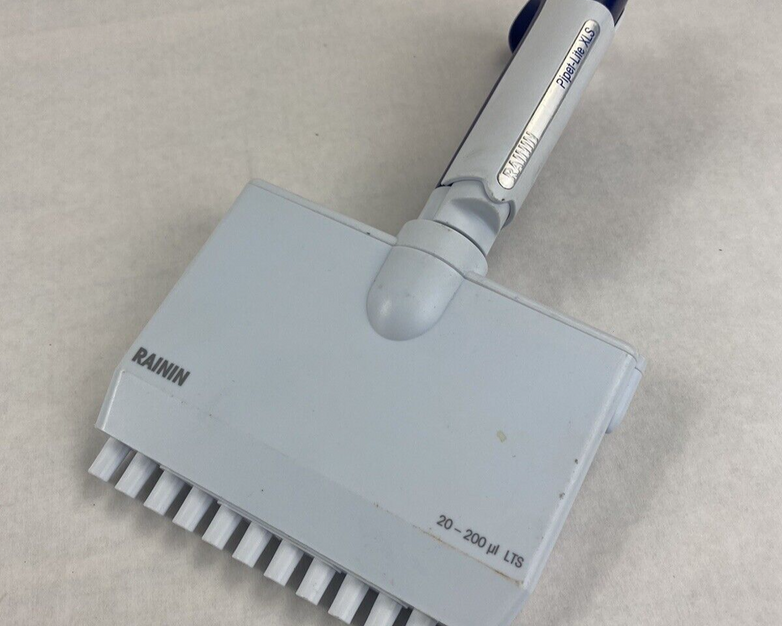 Rainin Pipet-Lite XLS L-200 20-200 uL LTS 12-Channel Pipette