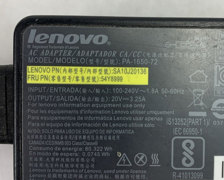 Lenovo PA-1650-72 65W AC Adapter (Lot of 5)