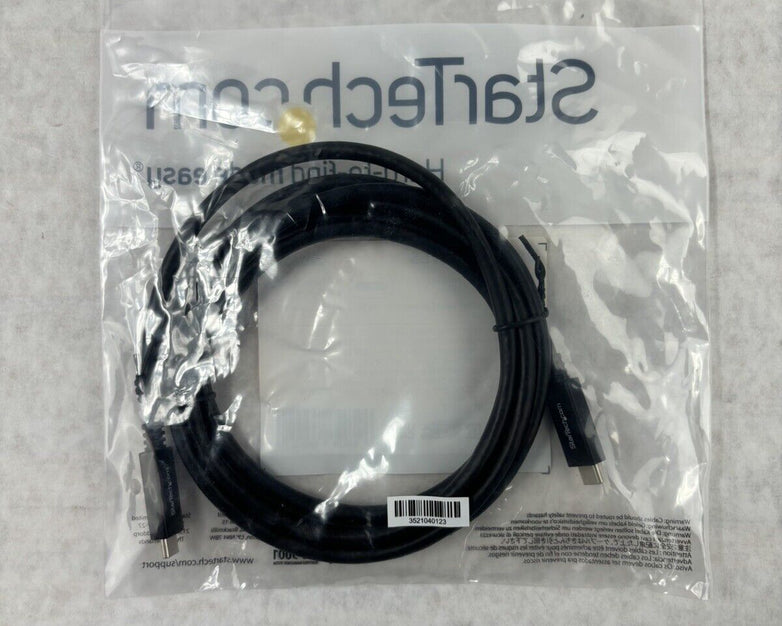 New StarTech USB315CC2M Black USB-C Cable with Power Delivery USB 3.0
