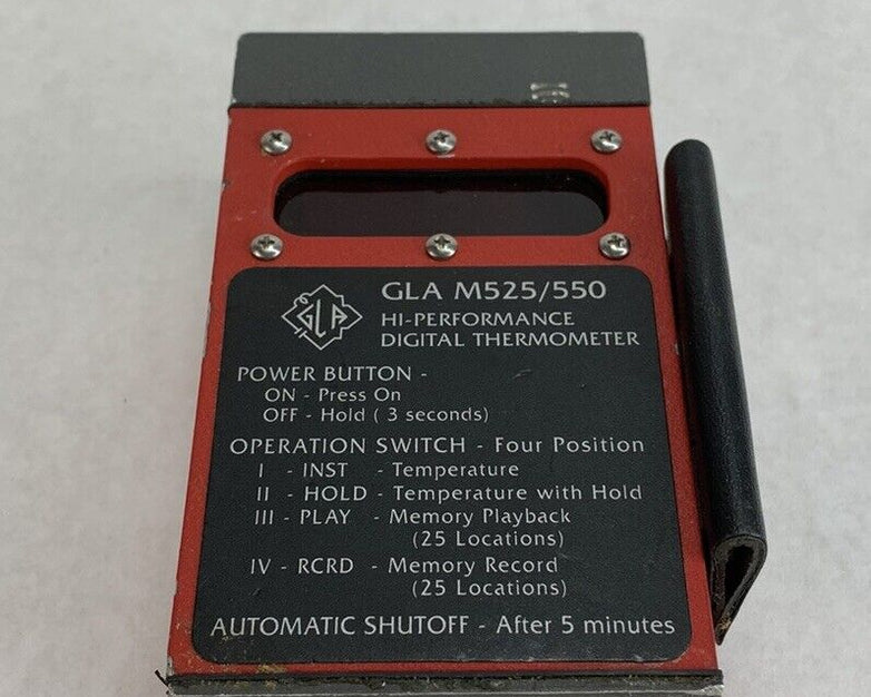 GLA Agricultural Electronics M525/550 Hi-Performance Digital Thermometer