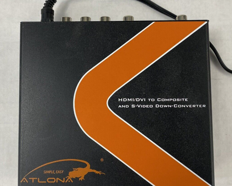 Atlona AT-HD530 HDMI to Composite/S-Video Down-Converter w/ Adapter Power Tested