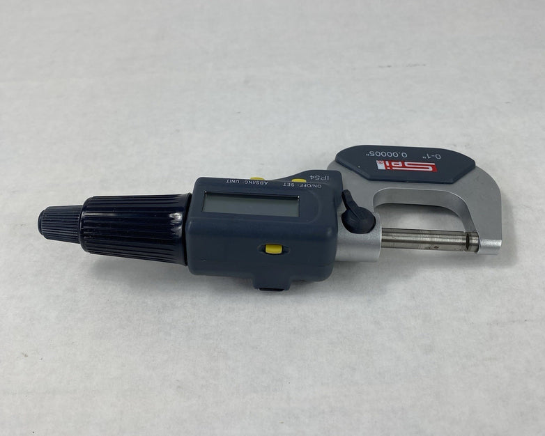 SPi Mechanical IP54 0-1" 0.00005" Outside Micrometer Untested