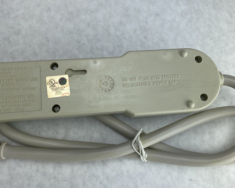 Power First 5HN14G Power Strip 6 Outlets