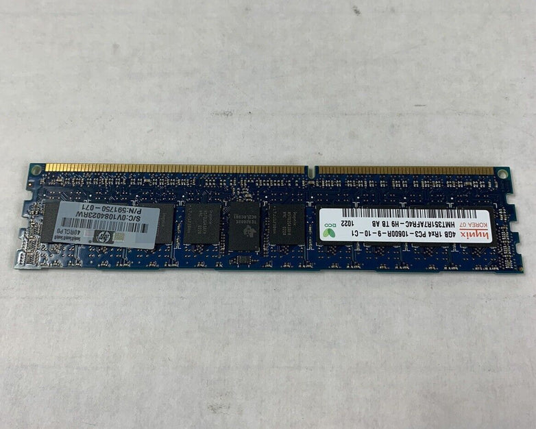 Hynix 24GB Kit 6x4GB 1Rx4 PC3-10600R-9-10-C1 HMT351R7AFR4C-H9 TB AB Server Ram