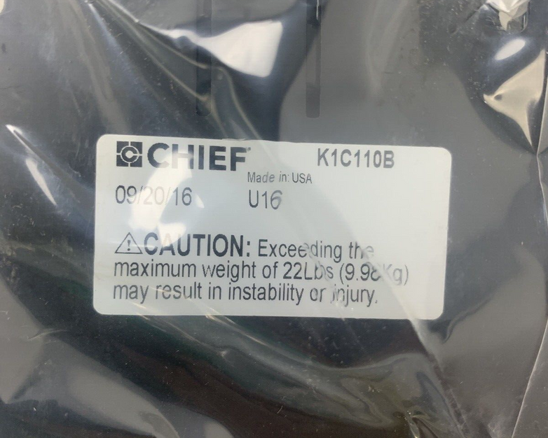 Chief K1C110B K1C Dynamic Column Monitor Mount Black New Open Box