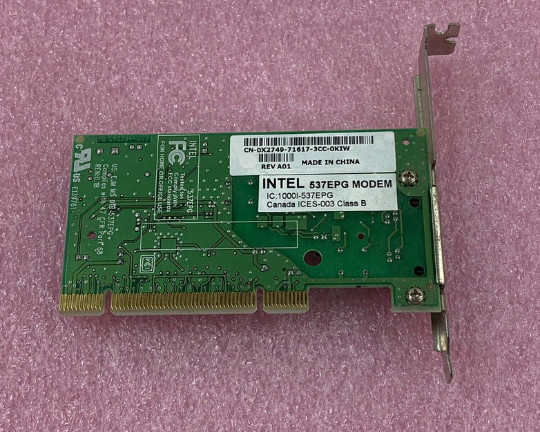 Intel 0X2749 Intel 537EPG 56K PCI Modem Card