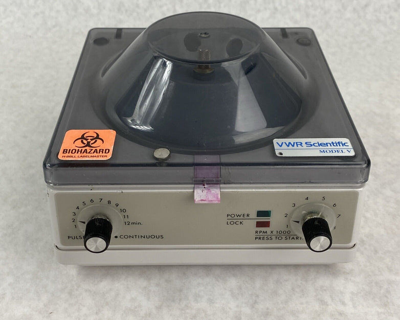 VWR Scientific Model V Micro Centrifuge w/ Power Cord