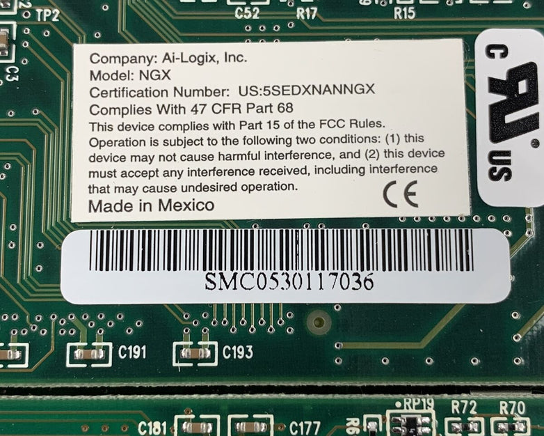 AI-Logix Audio Codes NGX240 910-0314-001 24-Channel PCI Card w/ 910-0315-001