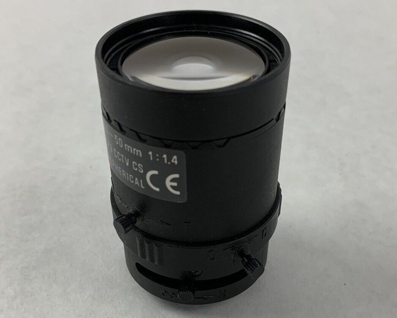 Tamron Camera Lens 5.0-50MM 1:1.4 1/3 CCTV CS Aspherical