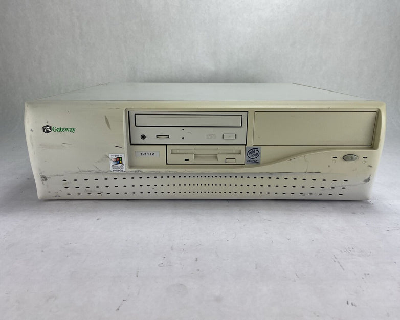 Gateway E-3110 DT Intel Celeron 333MHz 32MB RAM No HDD No OS