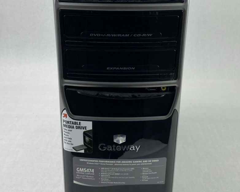 Gateway GM 5474 MT AMD Athlon 64 x2 3.10GHz 2GB RAM No HDD No OS