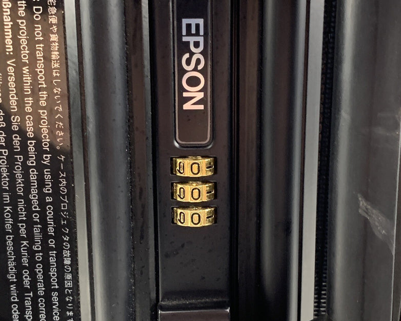 Epson ELPKS06 Hard Shell Case on Wheels Unlocked