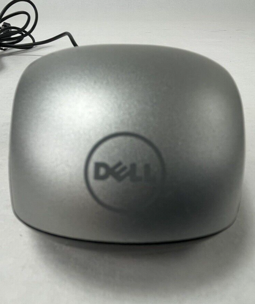 Dell M-UAV-DEL8 Silver USB Optical Scroll Mouse with 6 Buttons 4K93W Lot of 4