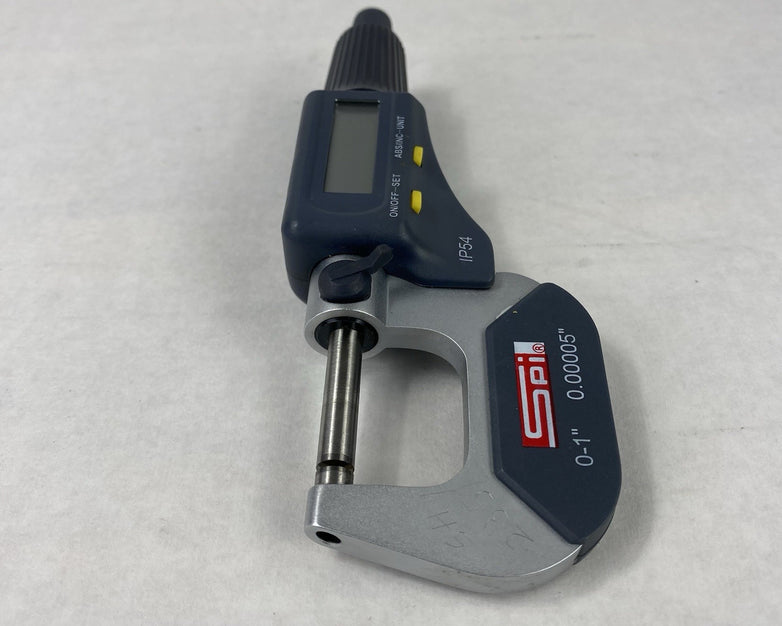 SPi Mechanical IP54 0-1" 0.00005" Outside Micrometer Untested