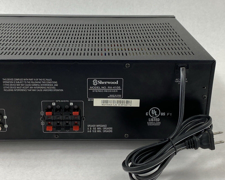 Sherwood RX-4105 AM/FM 2-Channel Stereo Receiver