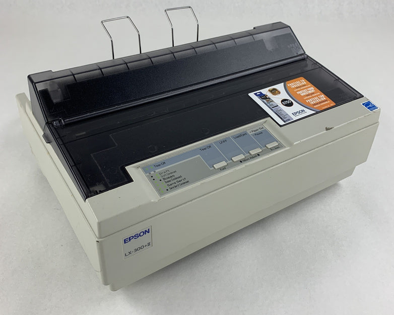 Epson LX-300+II P170B Dot Matrix 9-Pin Printer Tested No Ribbon