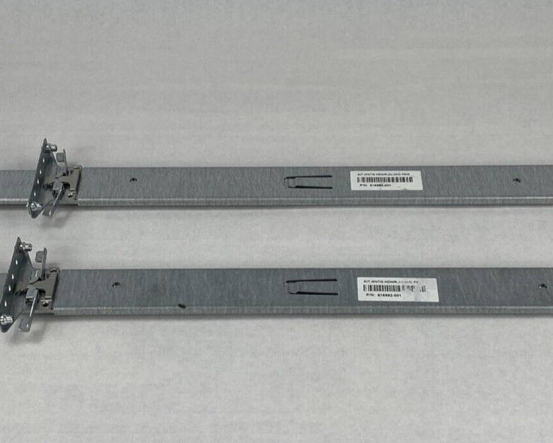 HP 616992-001 ProLiant DL380 G6 G7 2U Inner / Outer Mounting Rail Kit