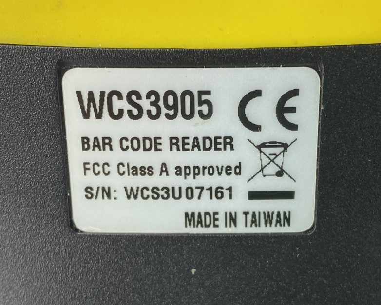 Wasp WCS3905 Corded USB Bar Code Reader Tested Lot of 4
