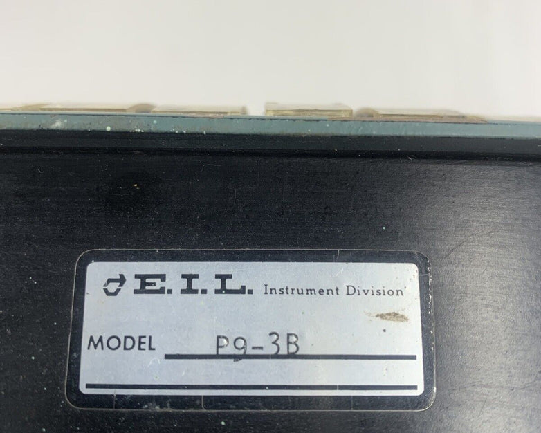 EIL Instrument Division P9-3B Channel Analog Meter
