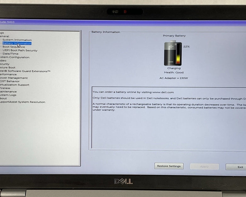 Dell Latitude 5410 Intel Core i7-10610U 1.80 GHz 16 GB RAM 14.0" No HDD No OS