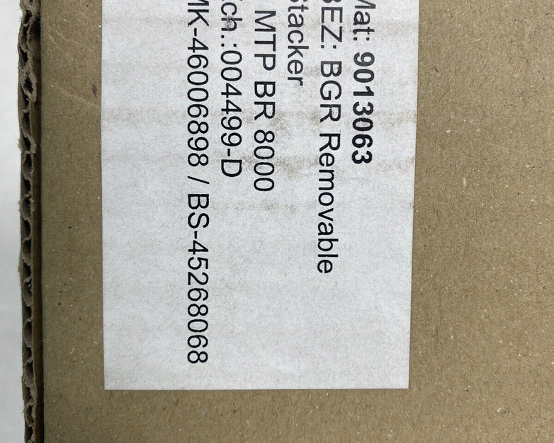 Qiagen 9013063 8 MTP BR 8000 BGR Removable Stacker